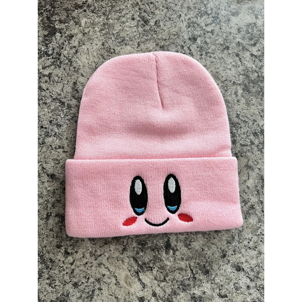 Kirby Unisex Knit Beanie / Skully / Hat / Cap (Pink) - Fits‎ Adults and Children